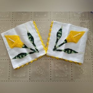2 Handmade clothes kitchen Napkins